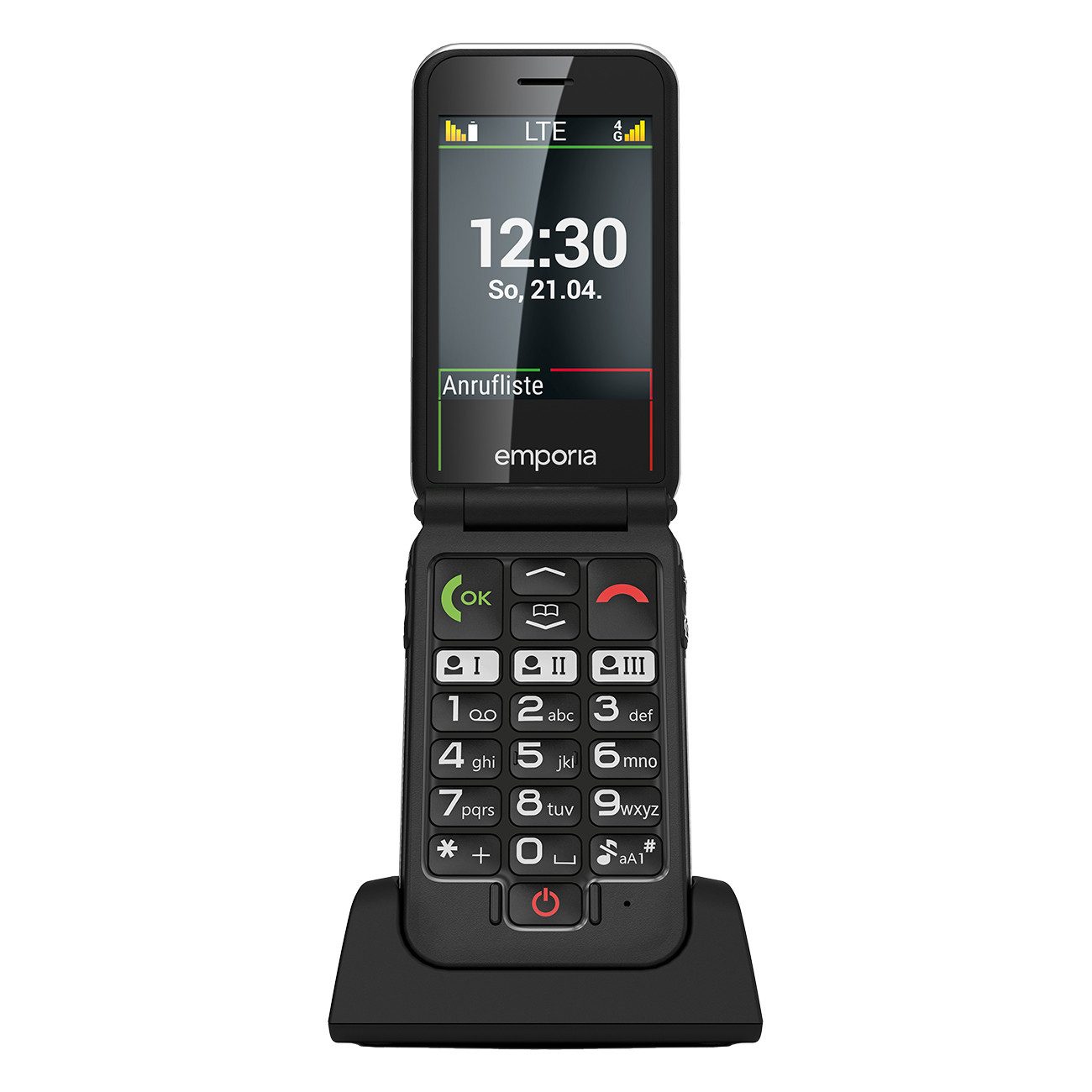 Emporia JOY-LTE (2025) Seniorenhandy (Seniorenhandy, Einfache Bedienung, LTE & Bluetooth Konnektivität)