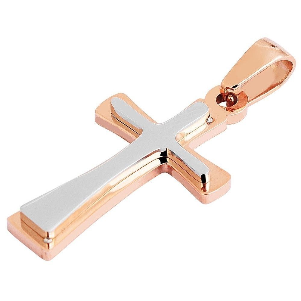 Kettenanhänger Anhänger – Kreuz Kreuzanhänger aus Edelstahl