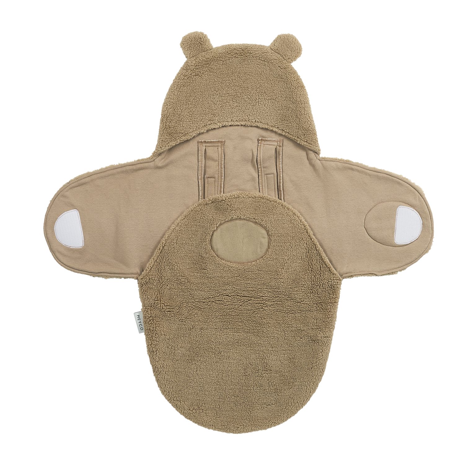 Babydecke Bear Warm Brown, Meyco Baby, One size