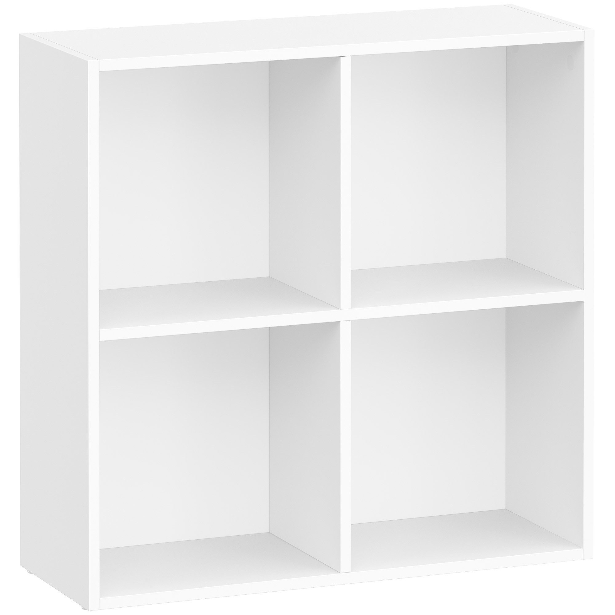 VASAGLE Bücherregal Standregal, Bücherschrank, mit 4/5/7/8 Fächern, 24 x 66 x 66 cm (T x B x H)