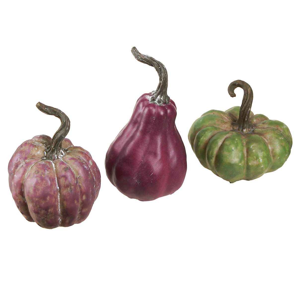 Florists Products Streudeko Mini Kürbis Deko Grün Berry Herbstdeko Set Kunstpfla