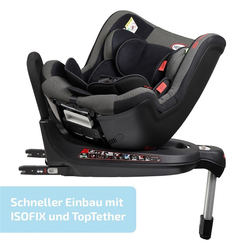 HEYNER Autokindersitz Reboarder Kindersitz (0 36 kg) - 4in1 drehbarer Autokindersitz