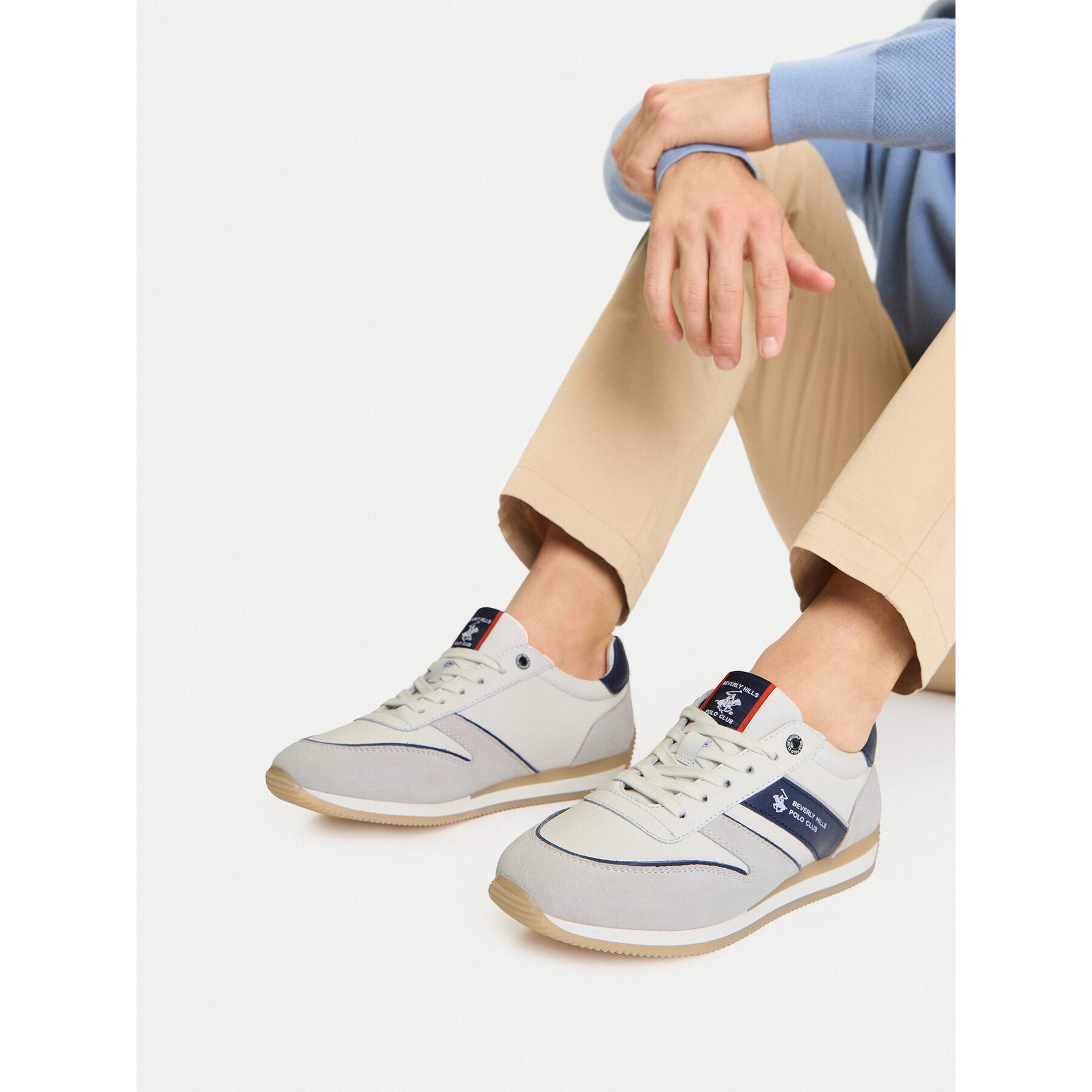 BEVERLY HILLS POLO CLUB Beverly Hills Polo Club Herren-Sneaker, Grau Sneaker