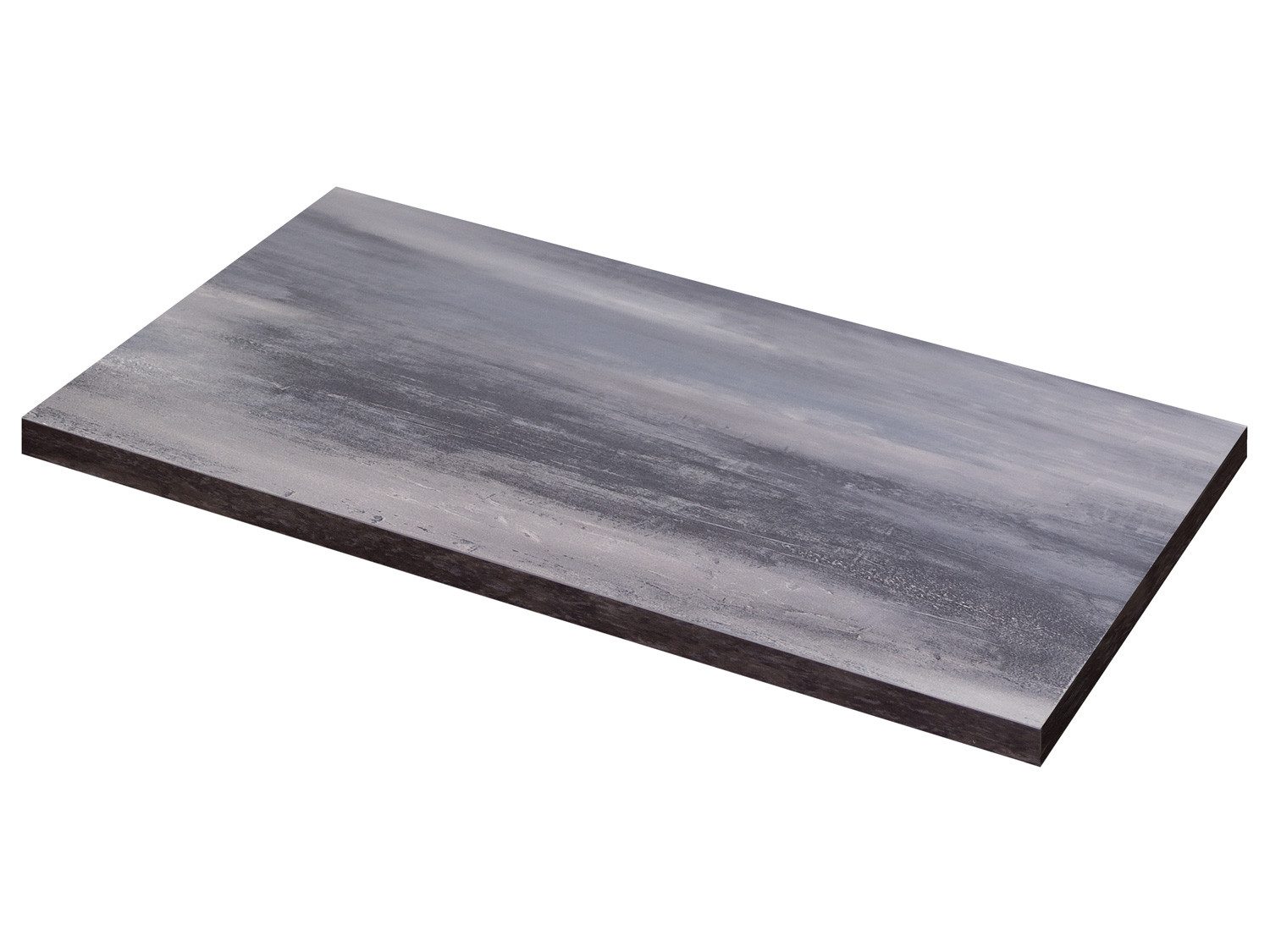 Flex-Well Arbeitsplatte Arbeitsplatte - 210 x 60 x 2,8 cm - Schiefer Blau-Grau gewischt – Tosk