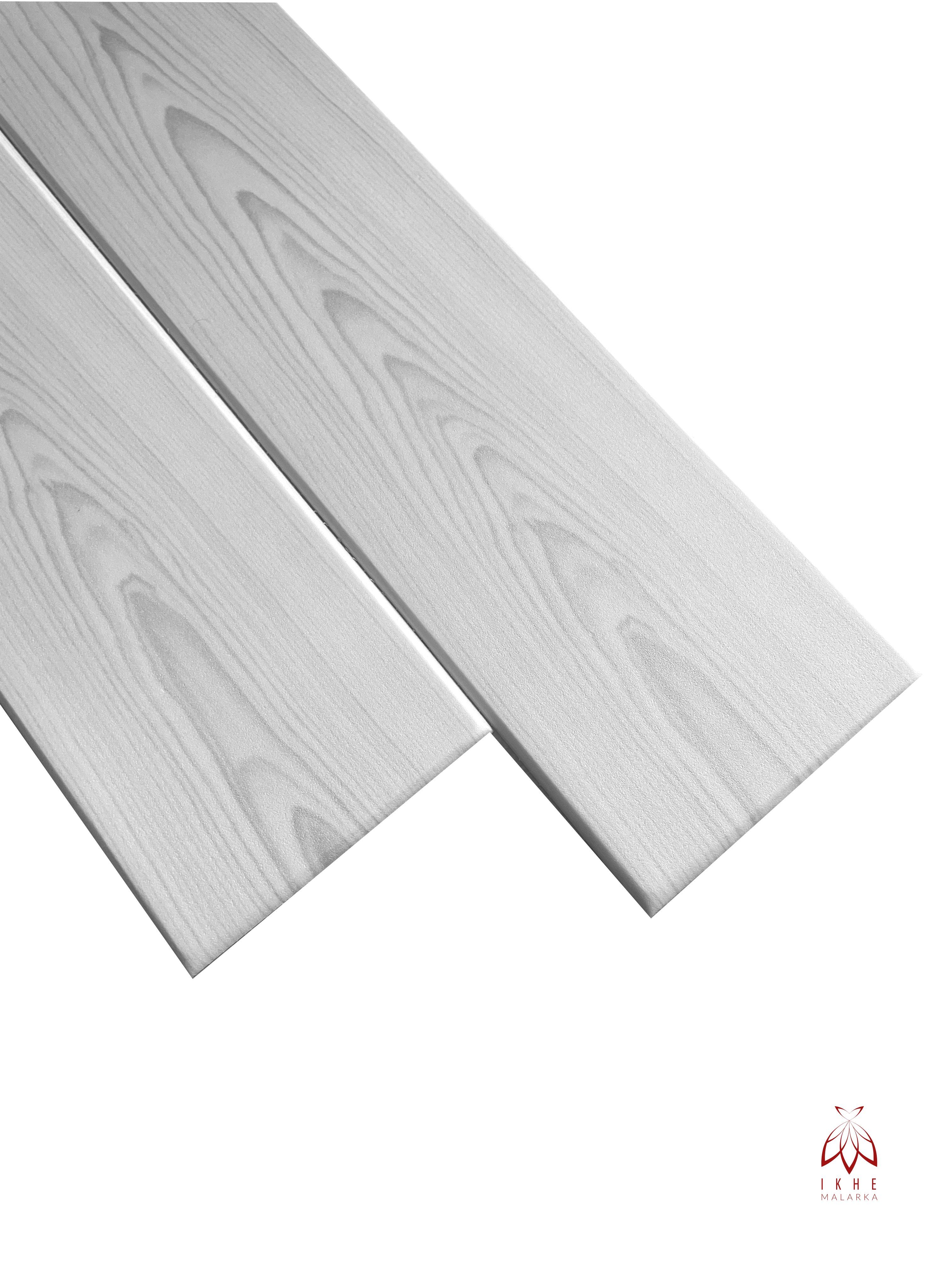 IKHEMalarka 3D Wandpaneel aus Polystyrol Styropor XPS 20qm / 120 Stück, BxL: 16,70x100,00 cm, Holzoptik Marmor Imitat Paneelen Wand Decken