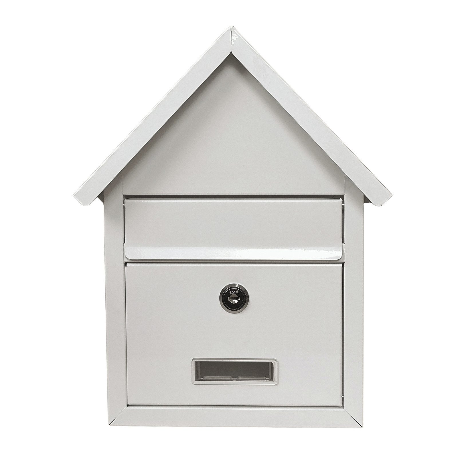 HTI-Living Briefkasten Briefkasten Amin Weiß mit Spitzdach (Stück, 1-St., 1 günstig online kaufen