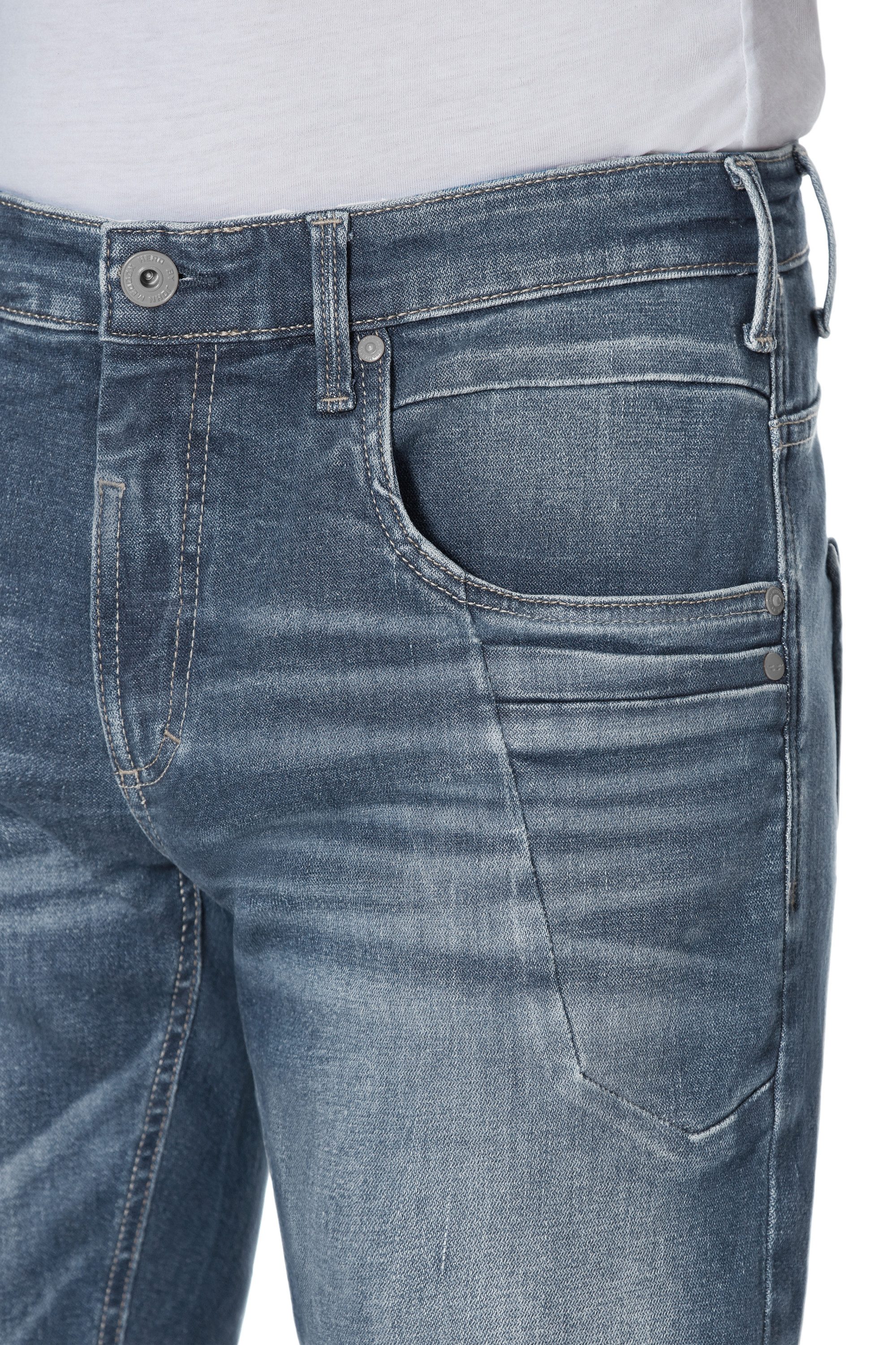 HERO by John Medoox 5-Pocket-Jeans Baxter Denim Relaxed Fit Jeans Relaxed Fit Casual Clean Wash Denim Jeans für Herren