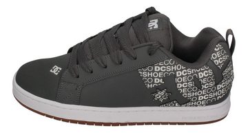 DC Shoes Court Graffik Skateschuh Dark Grey White