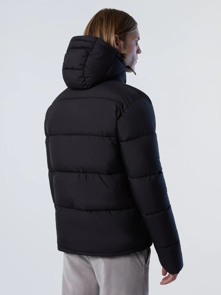North Sails Winterjacke Beam Puffer Jacket (wasserdicht, wärmend dank Daunenfüllung) schwarz