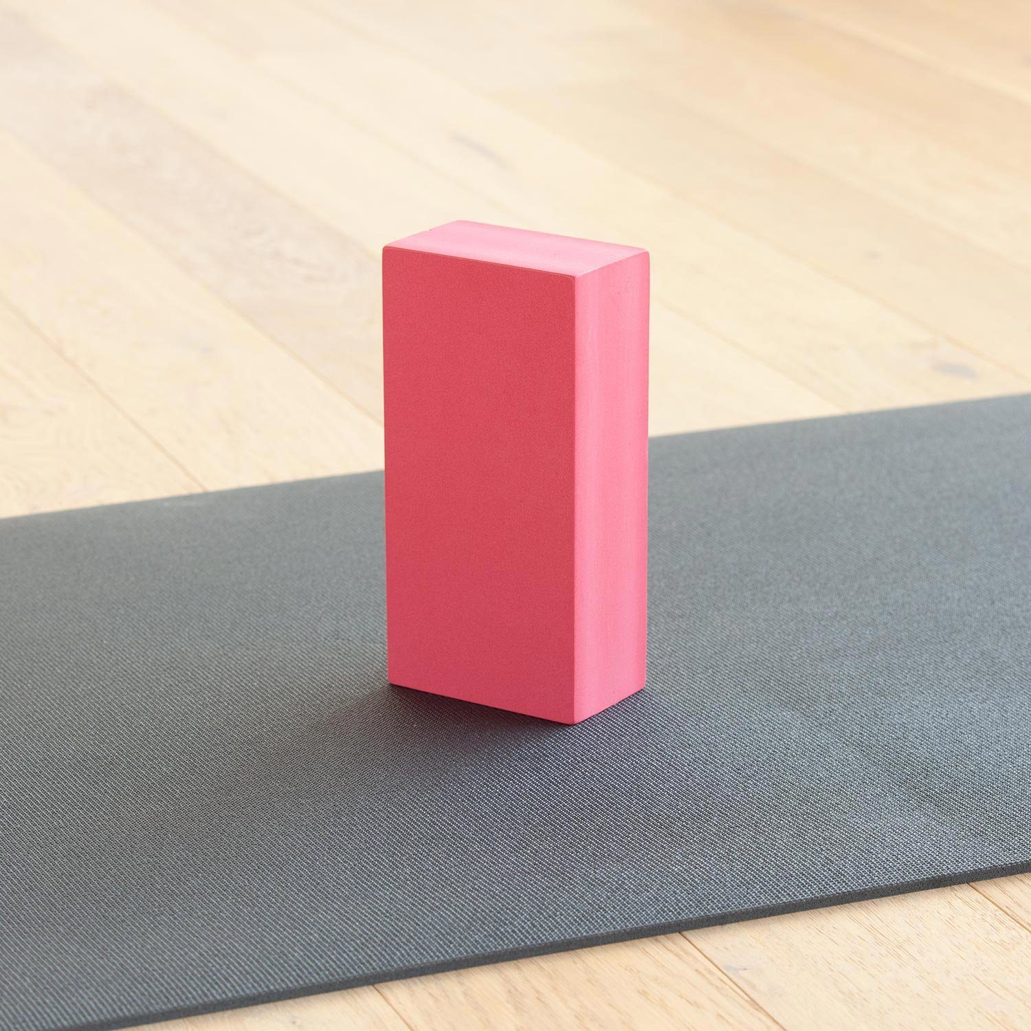 bodhi Yogablock Yoga Block ASANA BRICK weinrot