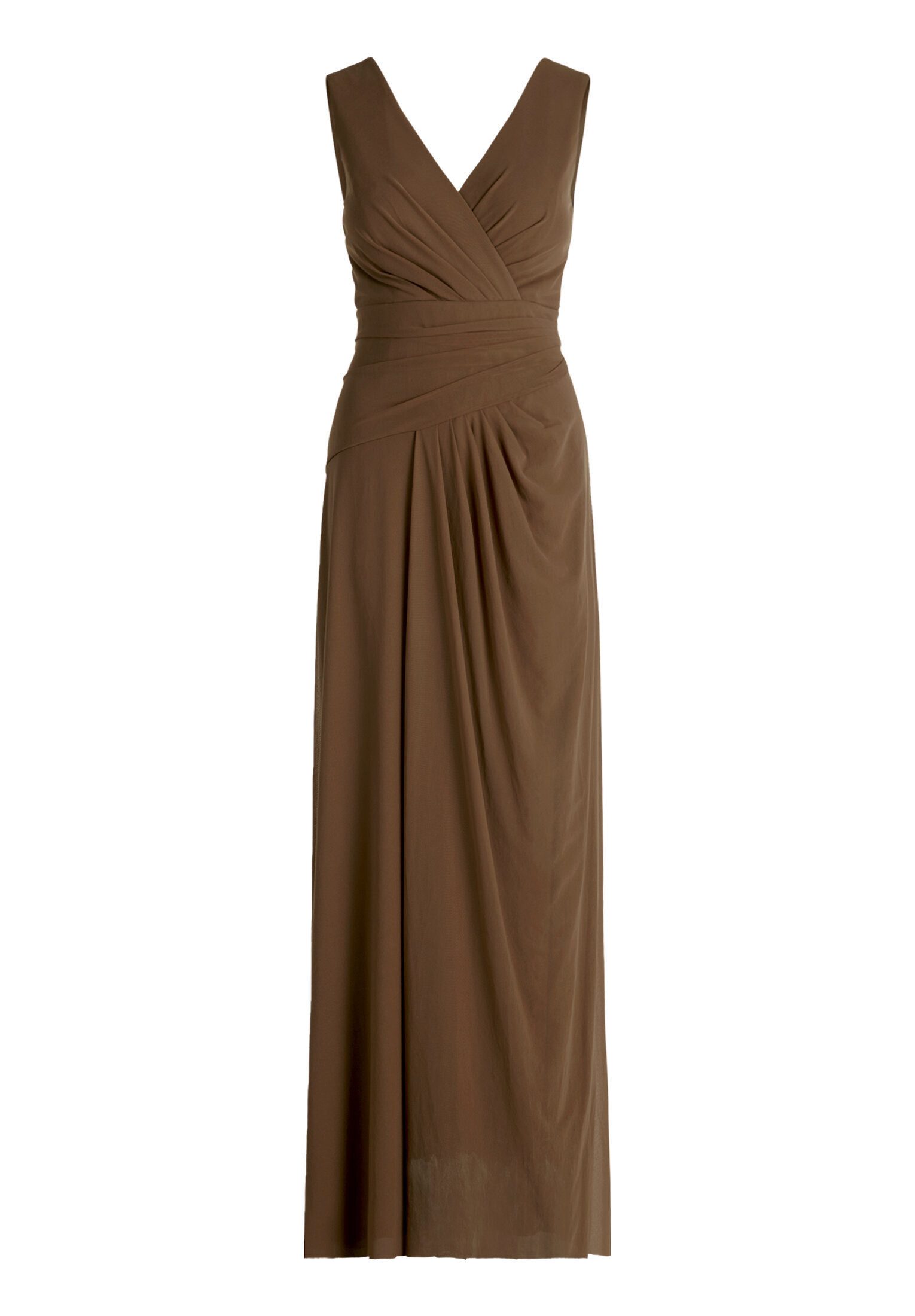 Vera Mont Abendkleid Damen mit V-Ausschnitt Falten