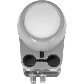 TechniSat UNYSAT Universal-SCR 8+6 LNB Einkabel-LNB Satman-Spiegel SAT Monoblock-LNB (für 7 Teilnehmer, 8 Receiver mit SCR-Unterstützung u. 6 über Legacy-Ausgang anschließbar)