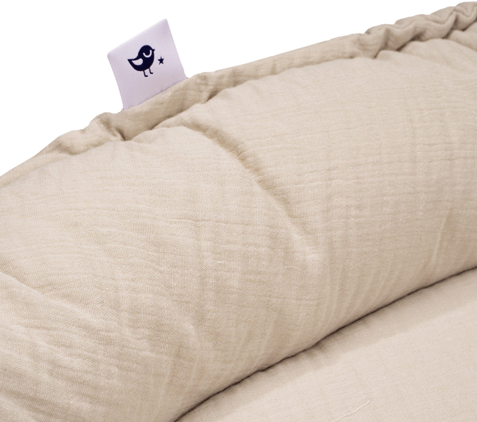 Julius Zöllner Kuschelnest NIDO, Musselin sand, Made in Germany – Bild 2 von 5