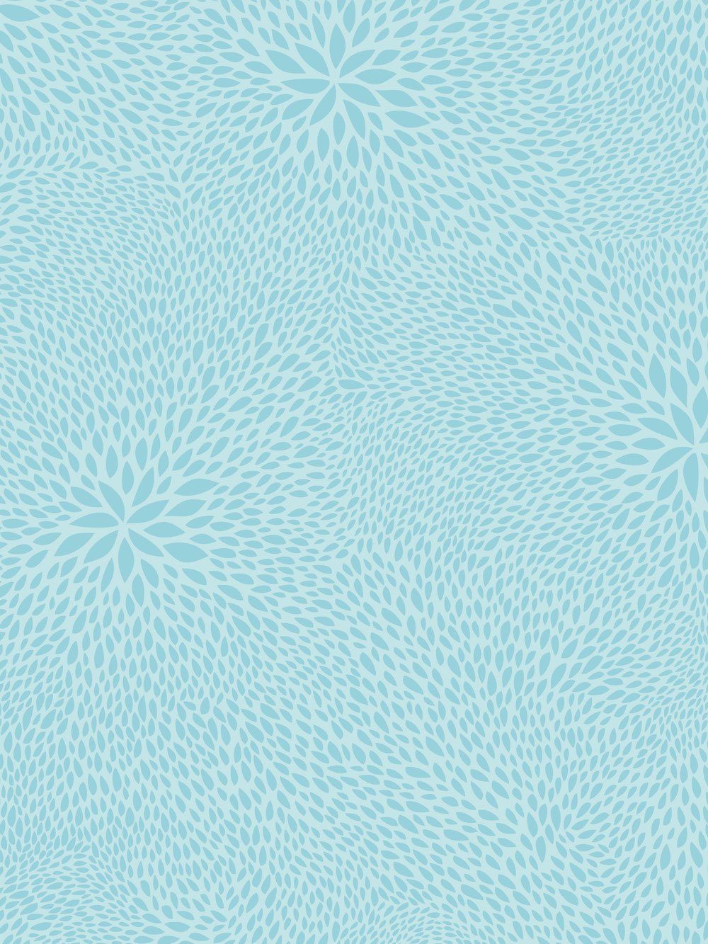 H-Erzmade Zeichenpapier Décopatch-Papier 701 Muster Blütenblätter hellblau