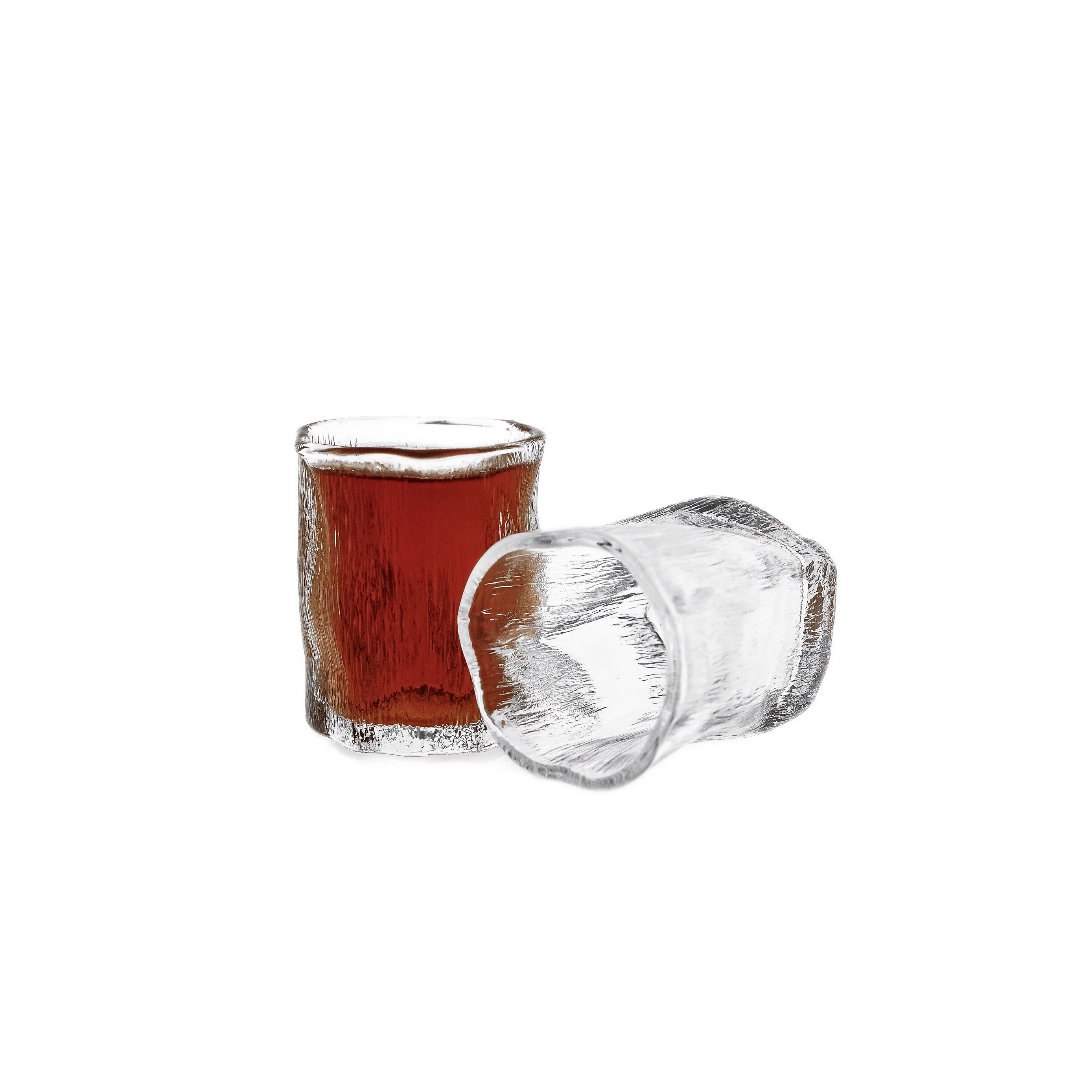 Almina Gläser-Set Artic Snow Piccolo Trinkgläser 60 ml - 6-teiliges-Set, 6-tlg., Glas, modernes Design, 60 ml