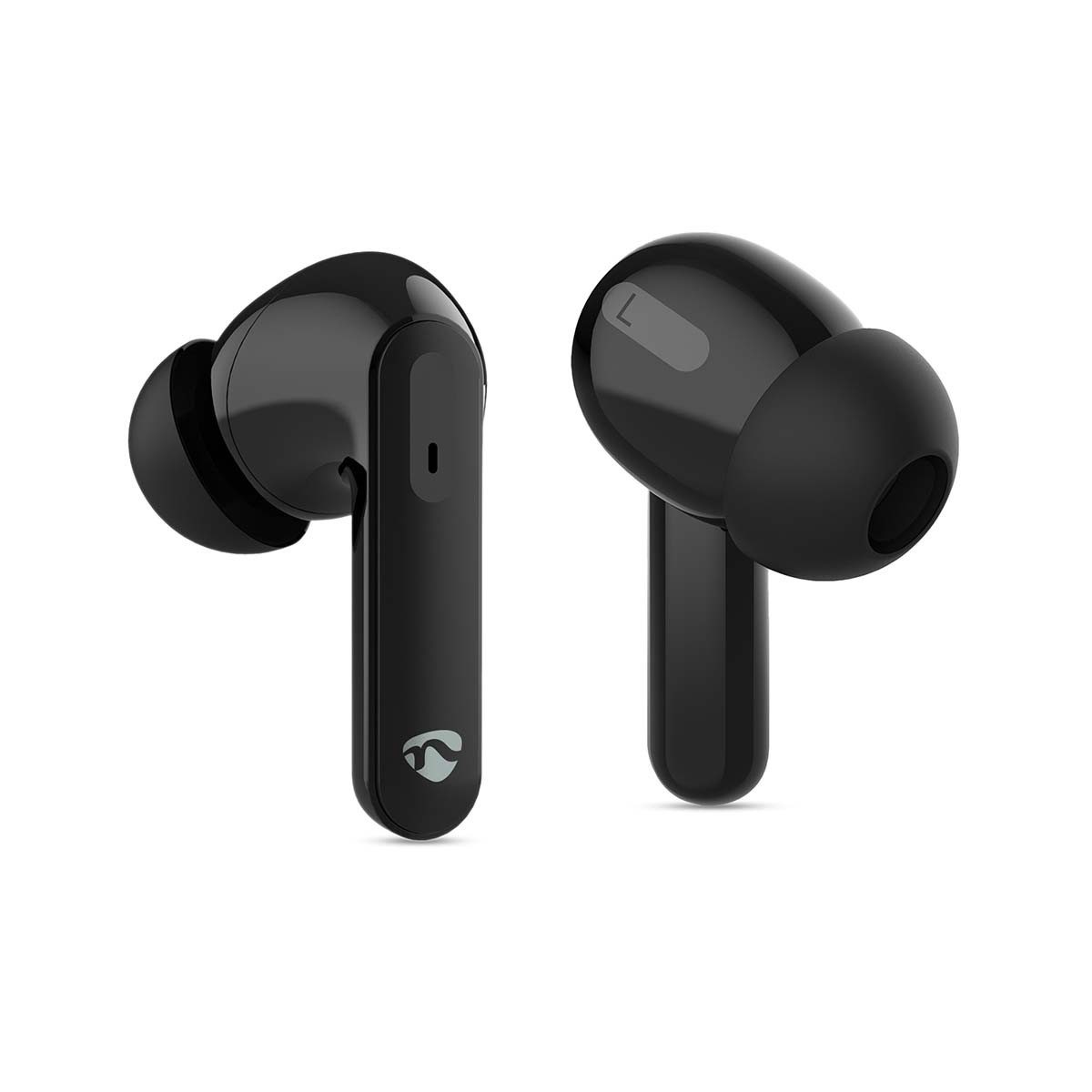 Nedis HPBT2450BK In-Ear-Kopfhörer (reisen und pendeln, anc ruhe, 30 h mit ladecase komfort, Bluetooth®, reisen und pendeln, anc ruhe, 30 h mit ladecase komfort)