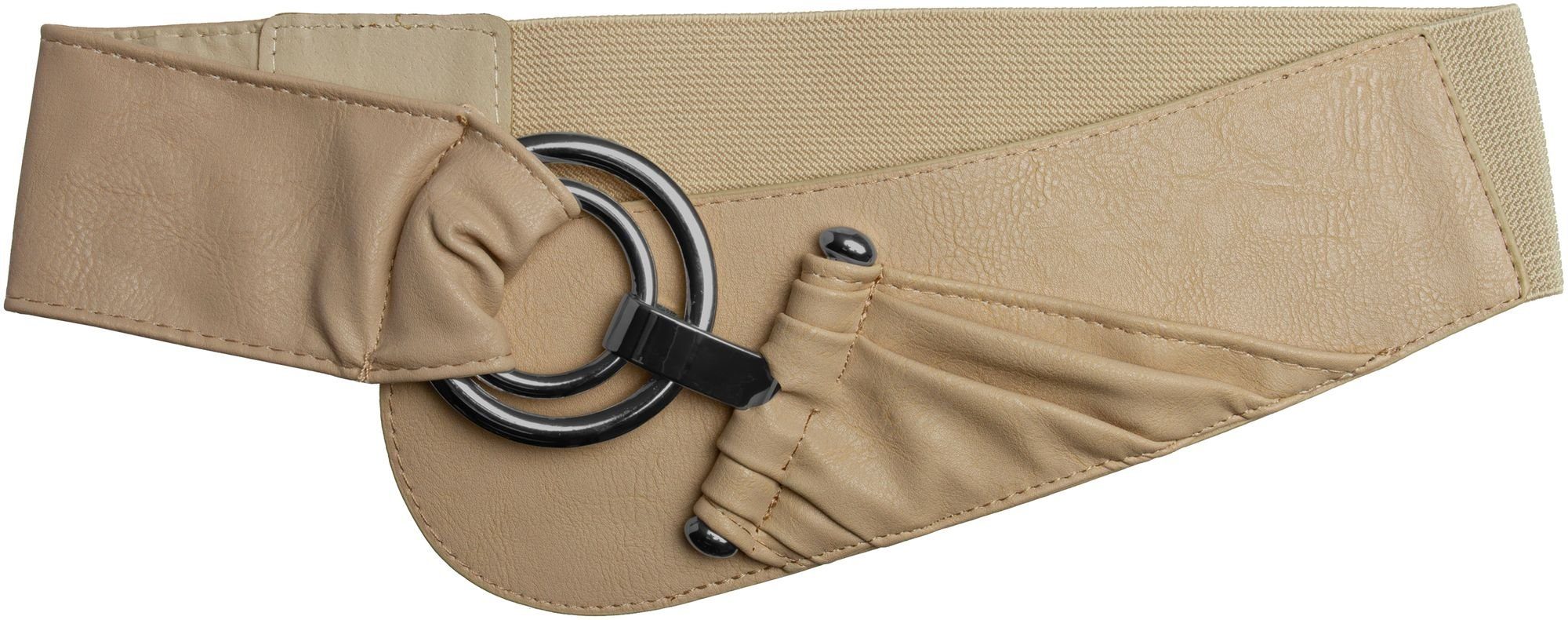 Caspar Taillengürtel GU246 elastischer breiter Damen Stretch Taillengürtel günstig online kaufen