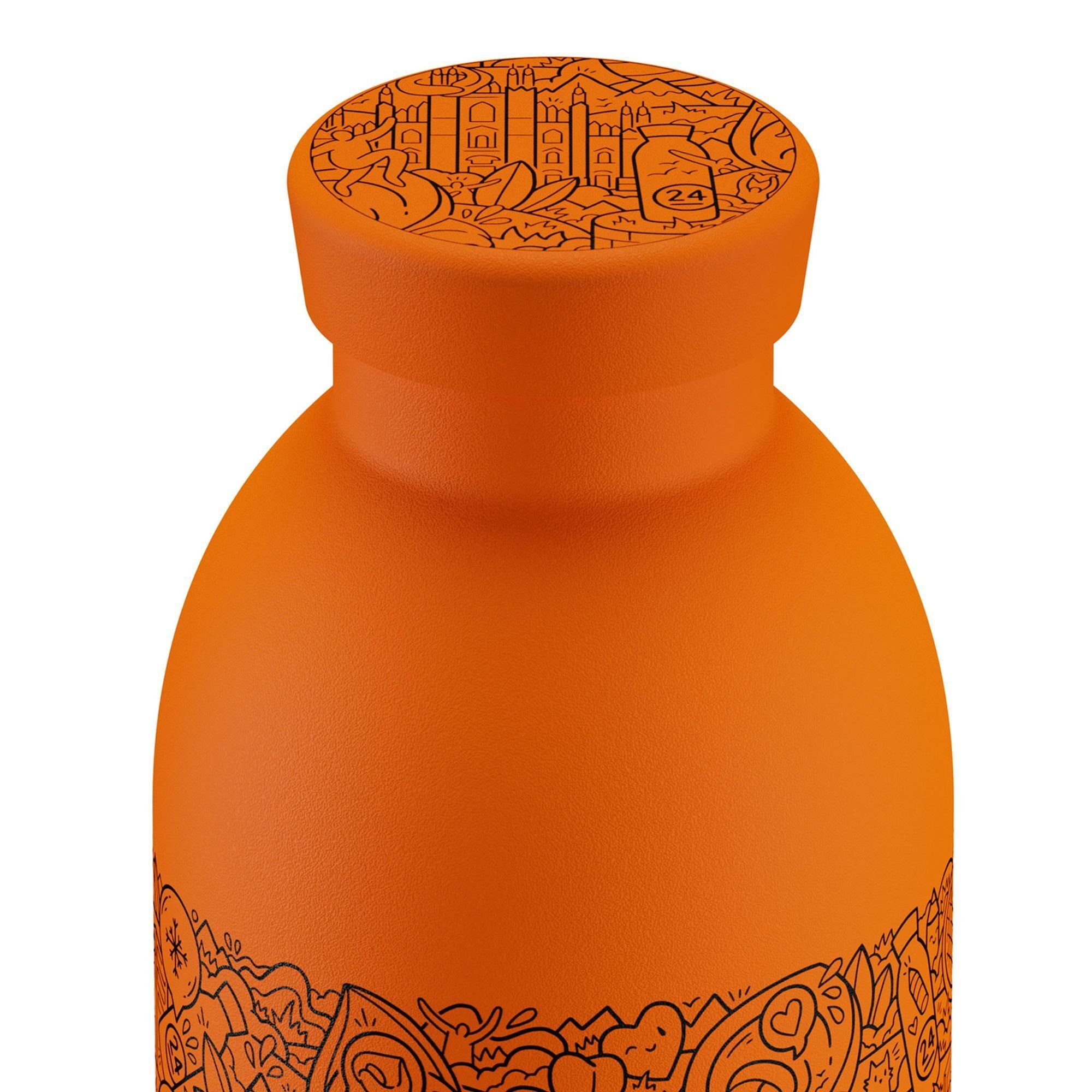 24 Clima Bottles orange Trinkflasche