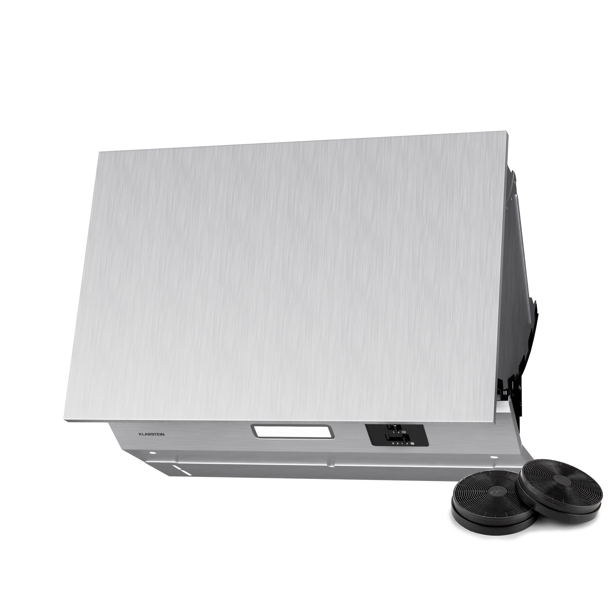 Klarstein Deckenhaube SwiftSquare SwiftSquare, Dunstabzugshaube Abzughaube Abluft Umluft LED