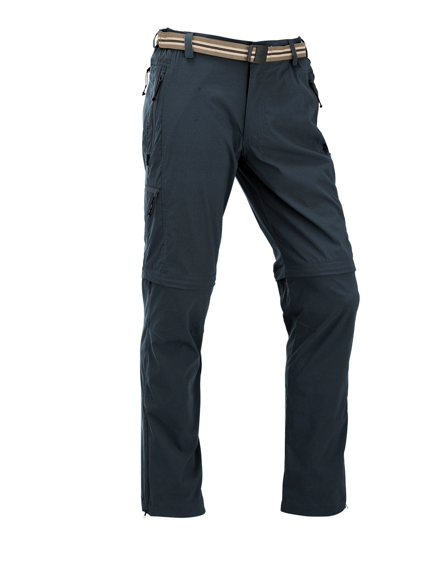 Maul Trekkinghose Wanderhose Ontario II 2in1 Zipp off - lange Hose+Bermuda - dunkelblau