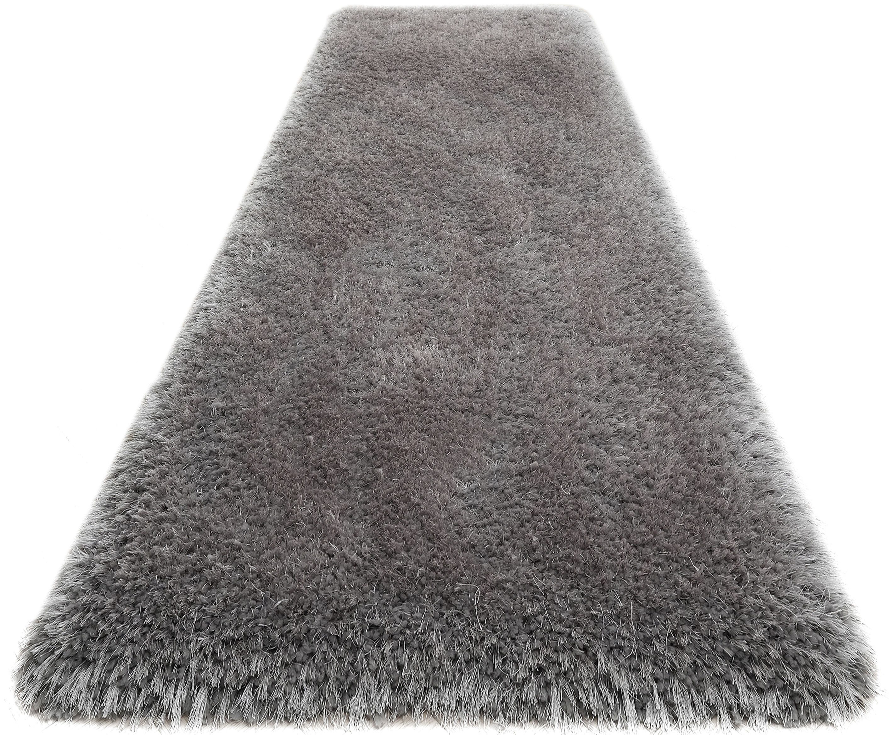OTTO home Hochflor-Teppich Micro exclusiv Teppich, sehr hoher Flor, weich durch Mikrofaser, rechteckig, Höhe: 78 mm, sehr weich, flauschig, uni, Wohnzimmer, Schlafzimmer