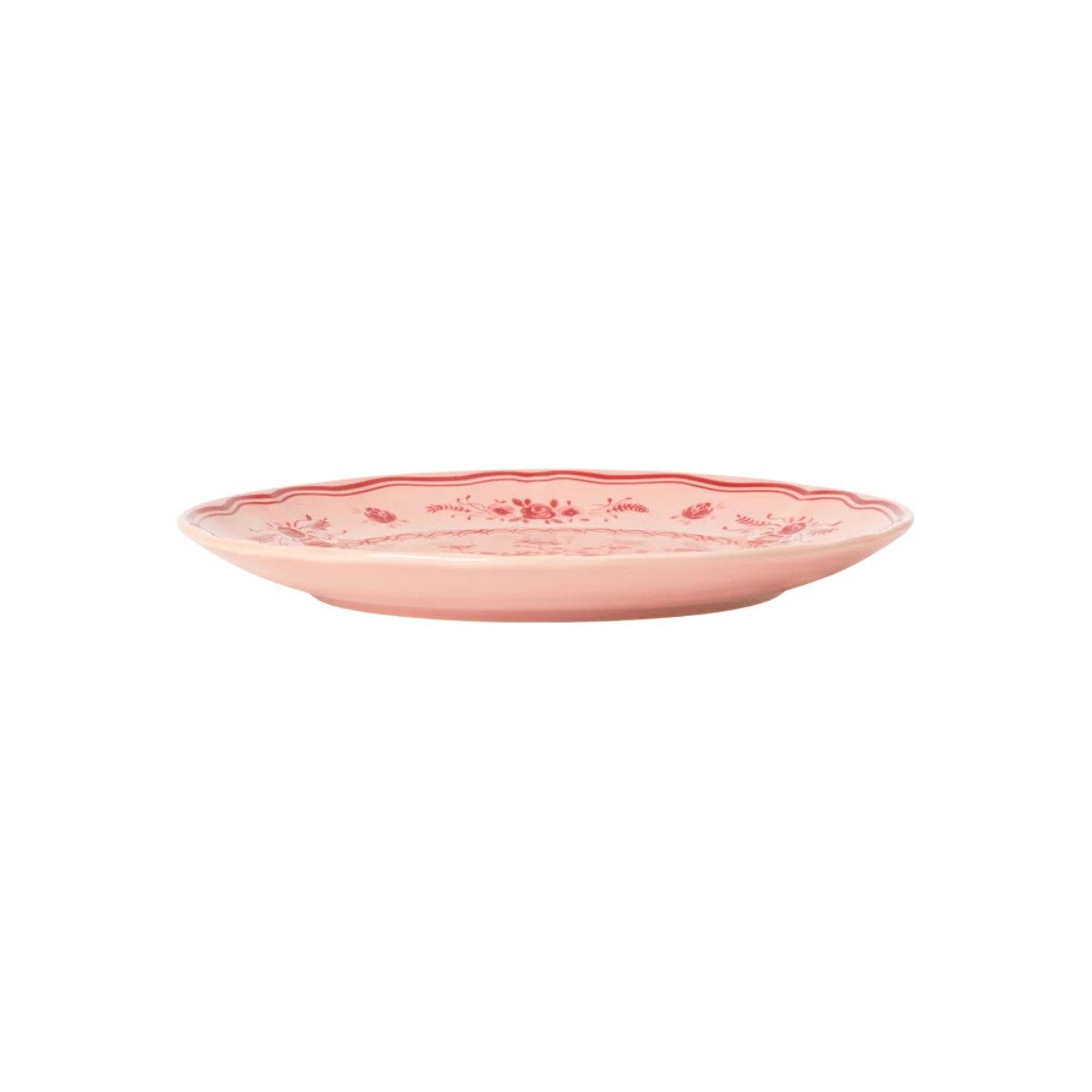 Costa Nova Frühstücksteller Vila, Rosa-Rot, 21cm, Costa Nova, (1 St), ⌀ ca. 21,4 cm, Höhe ca. 2,5 cm