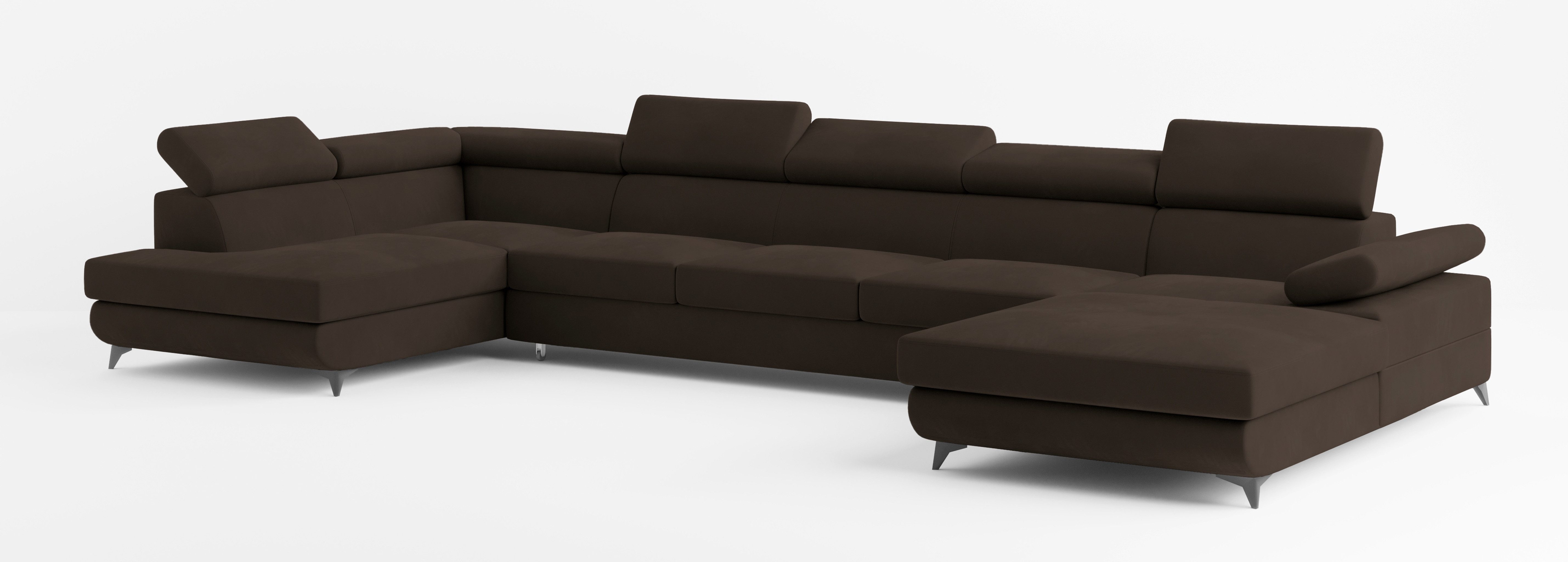 Masseno Ecksofa MONTIVA mit Schlaffunktion U-Form, günstig online kaufen