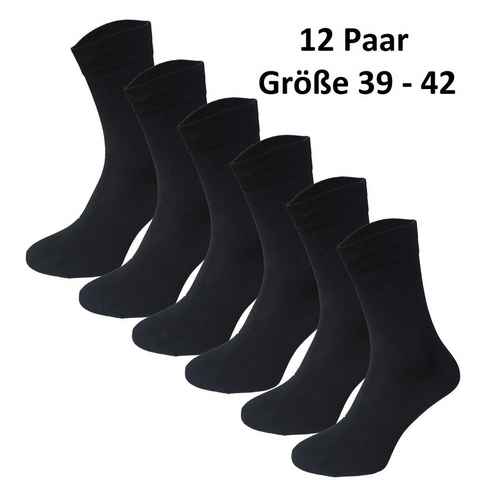 Garcia Pescara Basicsocken Classic Socken Strümpfe aus Baumwolle in schwarz (12-Paar) Baumwolle