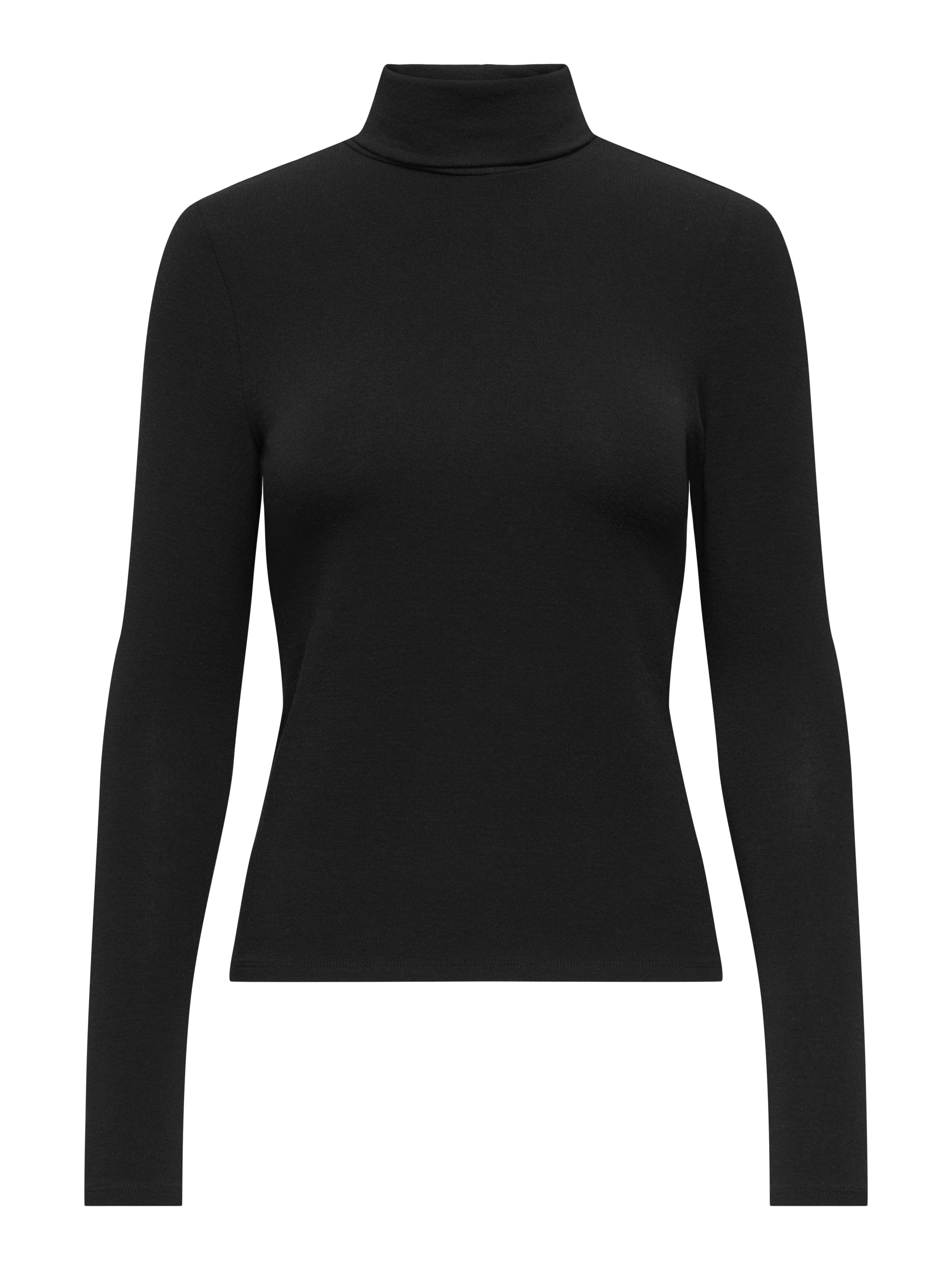 ONLY Rollkragenshirt ONLGLAMOUR L/S ROLL-NECK TOP JRS NOOS Materialmix, slim fit