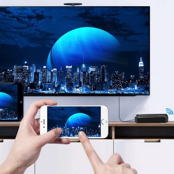 Retoo Streaming-Box Smart TV Box X96Q 4K Android 8.1 Quad-Core 16GB H313 HDMI 2.0 LAN WIFI, (TV-Box, HDMI-Kabel, Netzadapter, Fernbedienung, Benutzerhandbuch, Box), Quad-Core-Rockchip, Bekanntes Android 8.1, HDMI 2.0