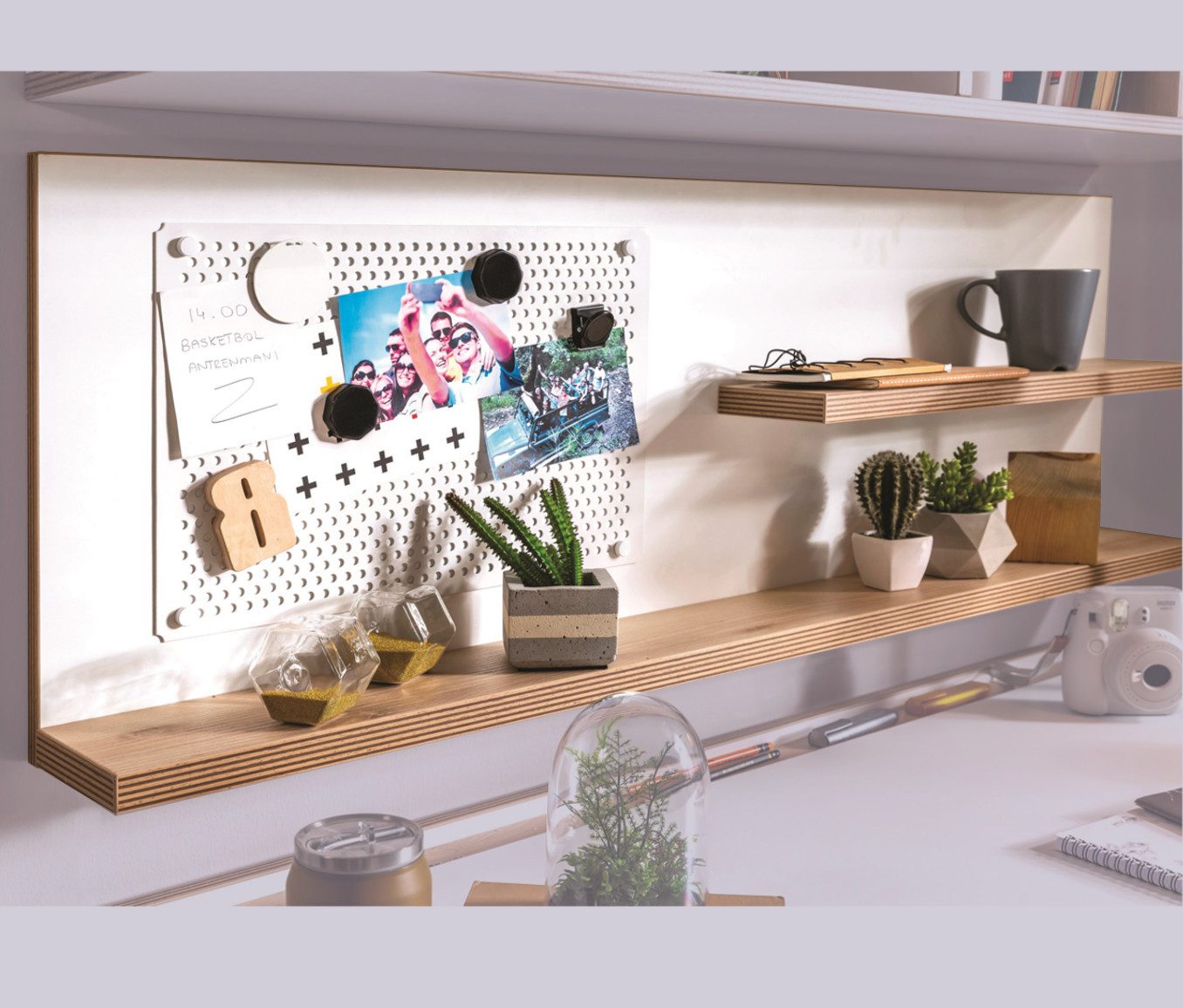 Möbel-Zeit Wandboard MODERA mit Magnettafel