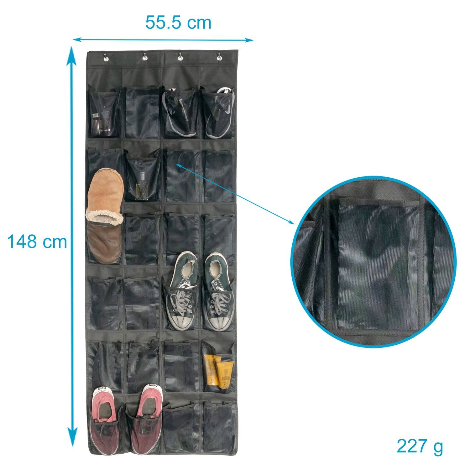 Intirilife Hängeregal, Hängendes Tür Schuhregal, Schuhaufbewahrung, günstig online kaufen