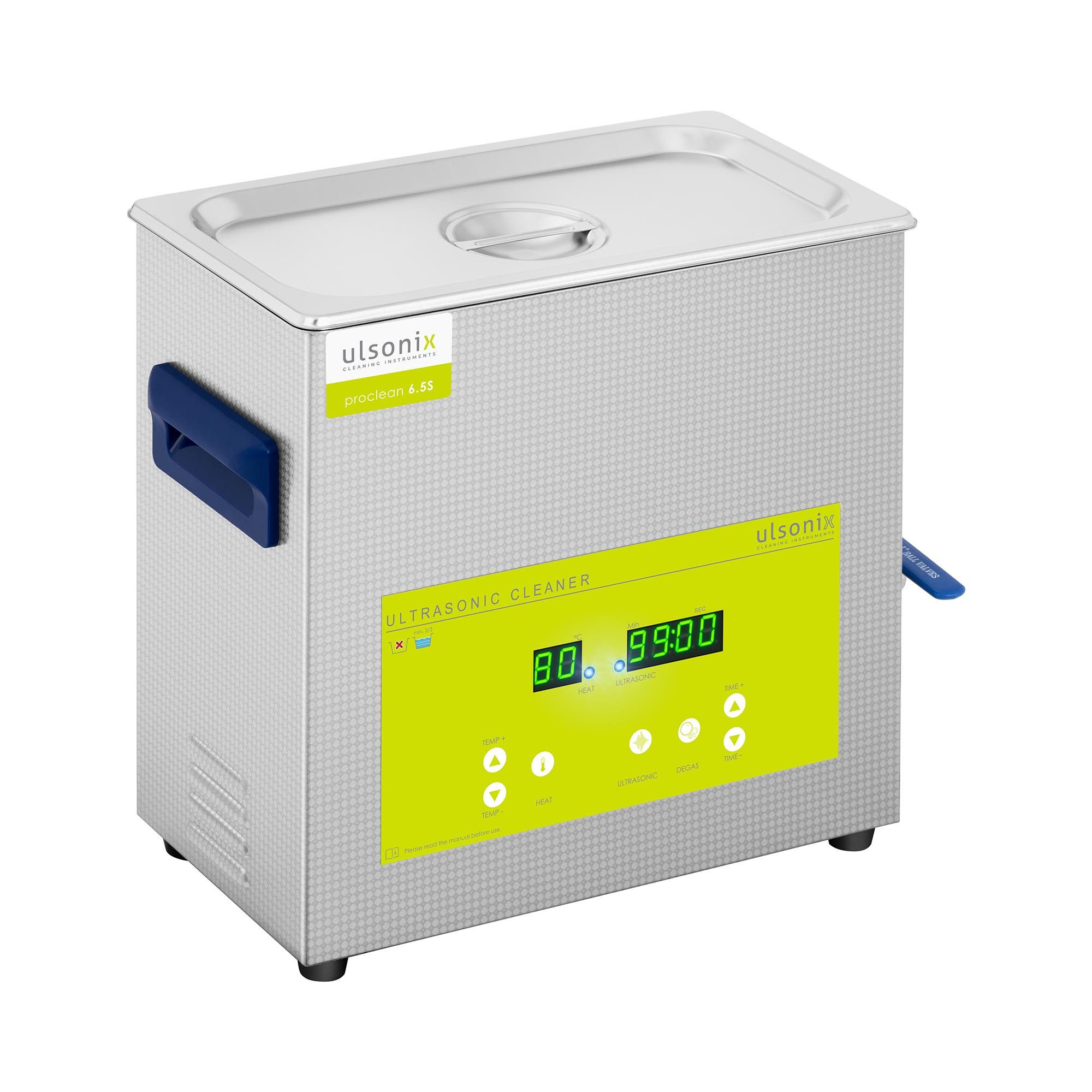 Ulsonix Ультразвуковой очиститель 6,5 L Ultraschallgerät Degas Ultraschall Reiniger 180 W, verschiedene Größen