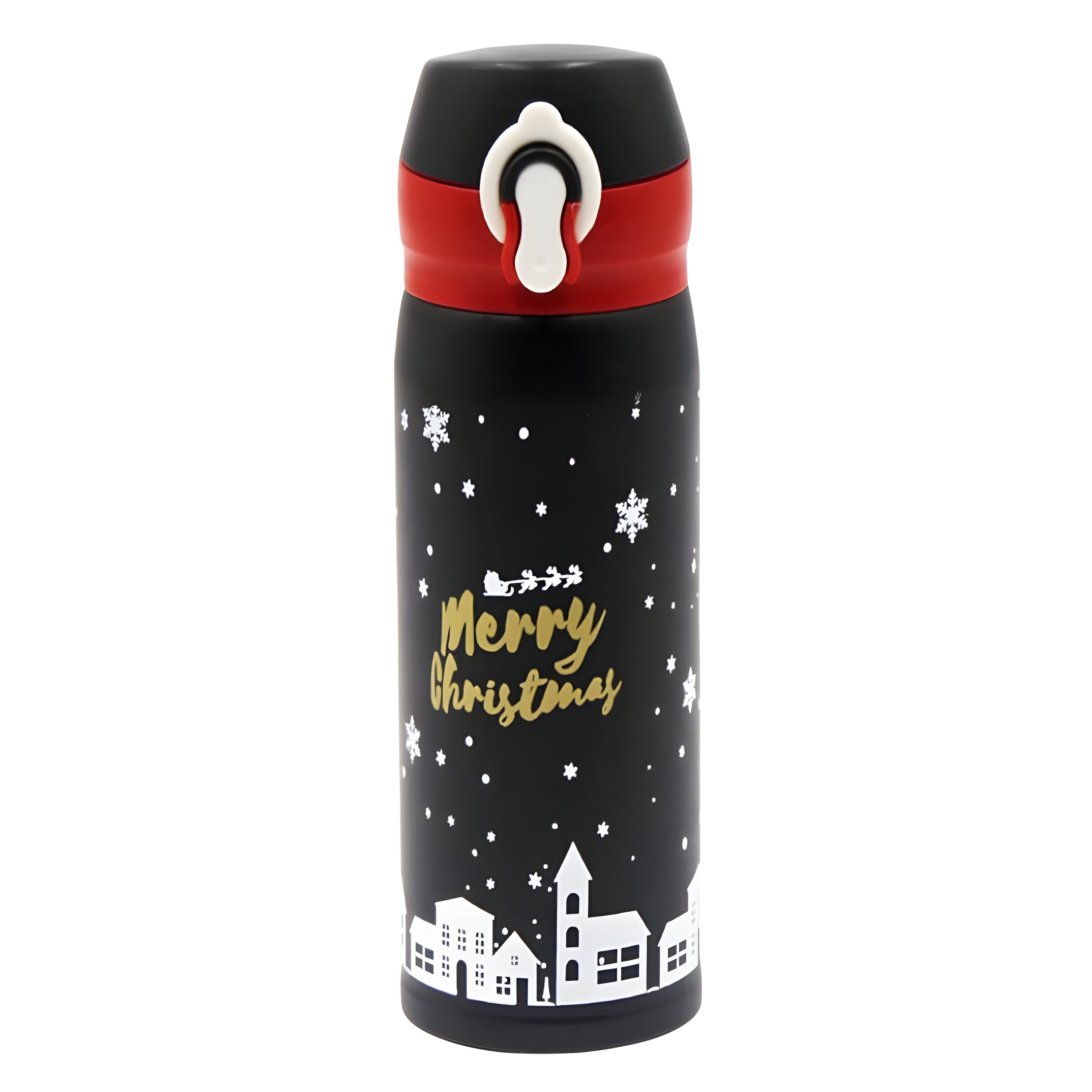 WS-Trend Trinkflasche Weihnachten X-Mas Edelstahl Wasserflasche Flasche 500 ml