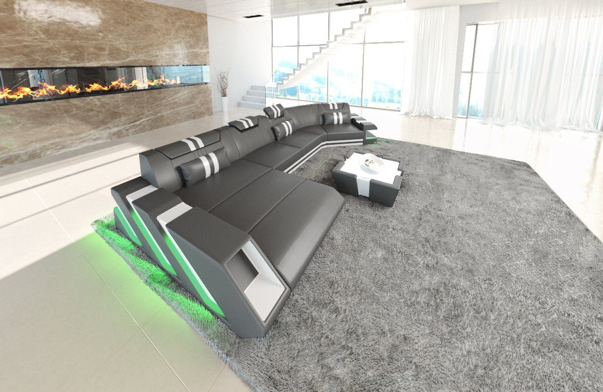 Sofa Dreams Wohnlandschaft Ledercouch Sofa Leder günstig online kaufen