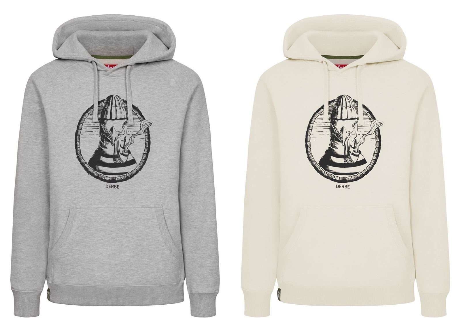 Derbe (1-tlg) Hoodie Semolina Matrosenmöwe