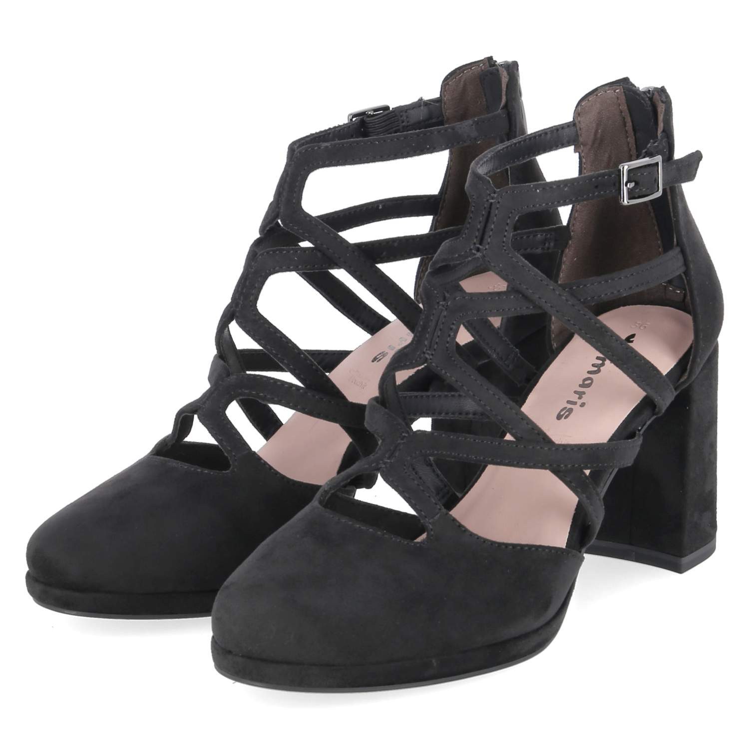 Tamaris Tamaris 1-22446-46-001 Damen Textil schwarz Keilpumps günstig online kaufen