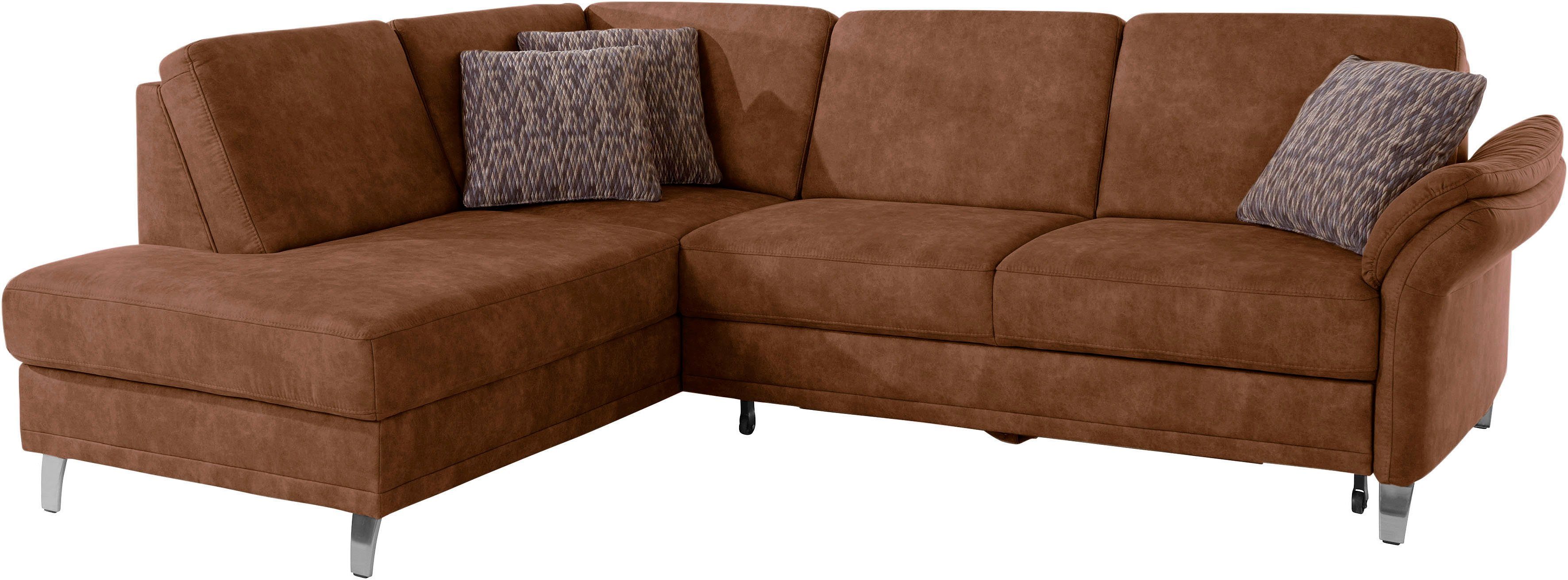 sit&more Ecksofa Clio L-Form, wahlweise mit Schlaffunktion und Bettkasten, inklusive Federkern