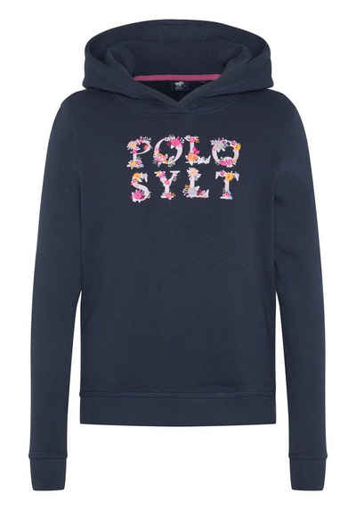 Polo Sylt Sweatshirt im floralen Logo-Design