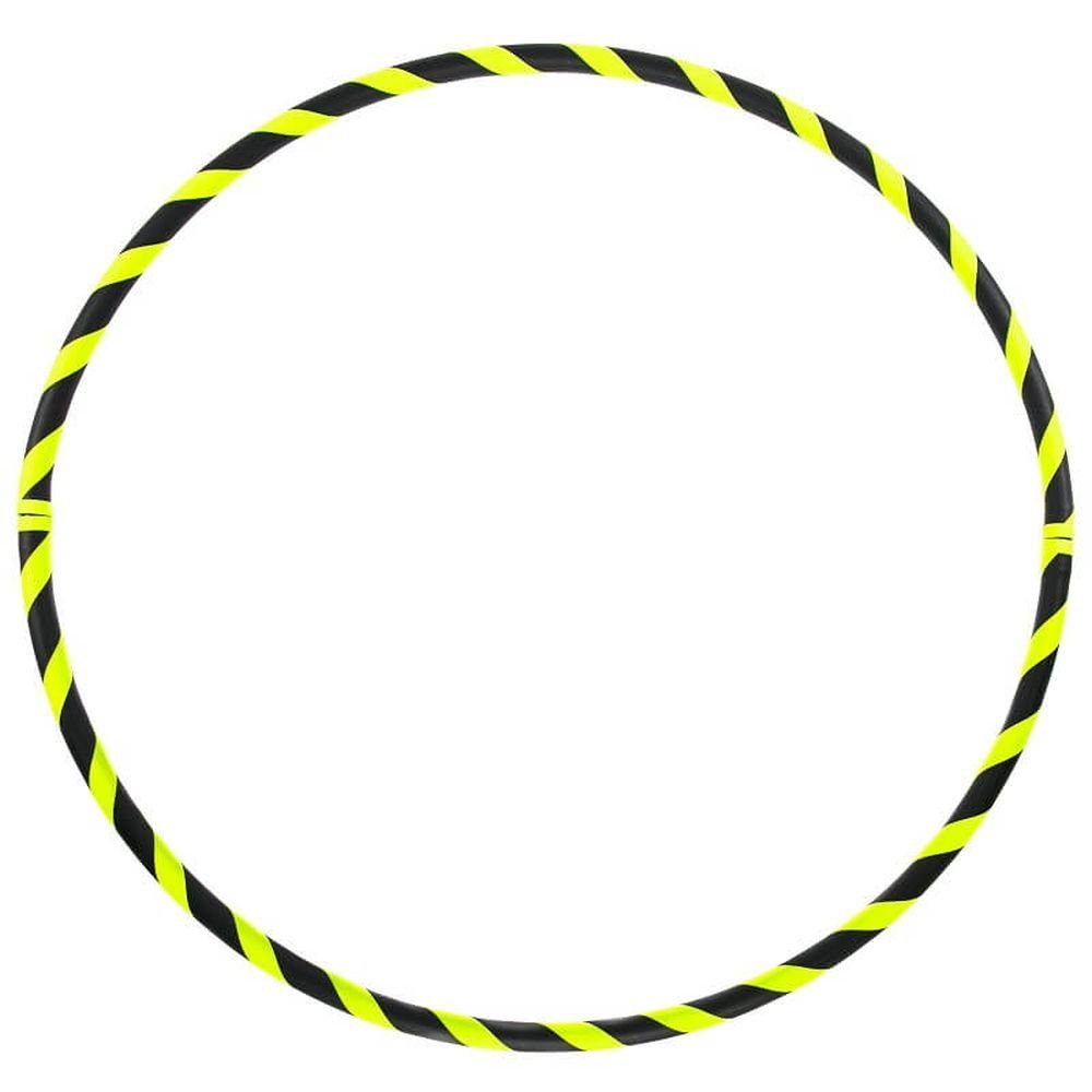 Hoopomania Hula-Hoop-Reifen Faltbarer Anfänger Hula Hoop Reifen, Neon-Gelb Ø100cm