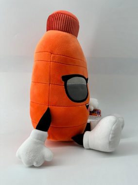 soma Kuscheltier Prime Energy Drink Kuscheltier Plüsch Figur 36 cm Orange (1-St), Super weicher Plüsch Stofftier Kuscheltier für Kinder zum spielen