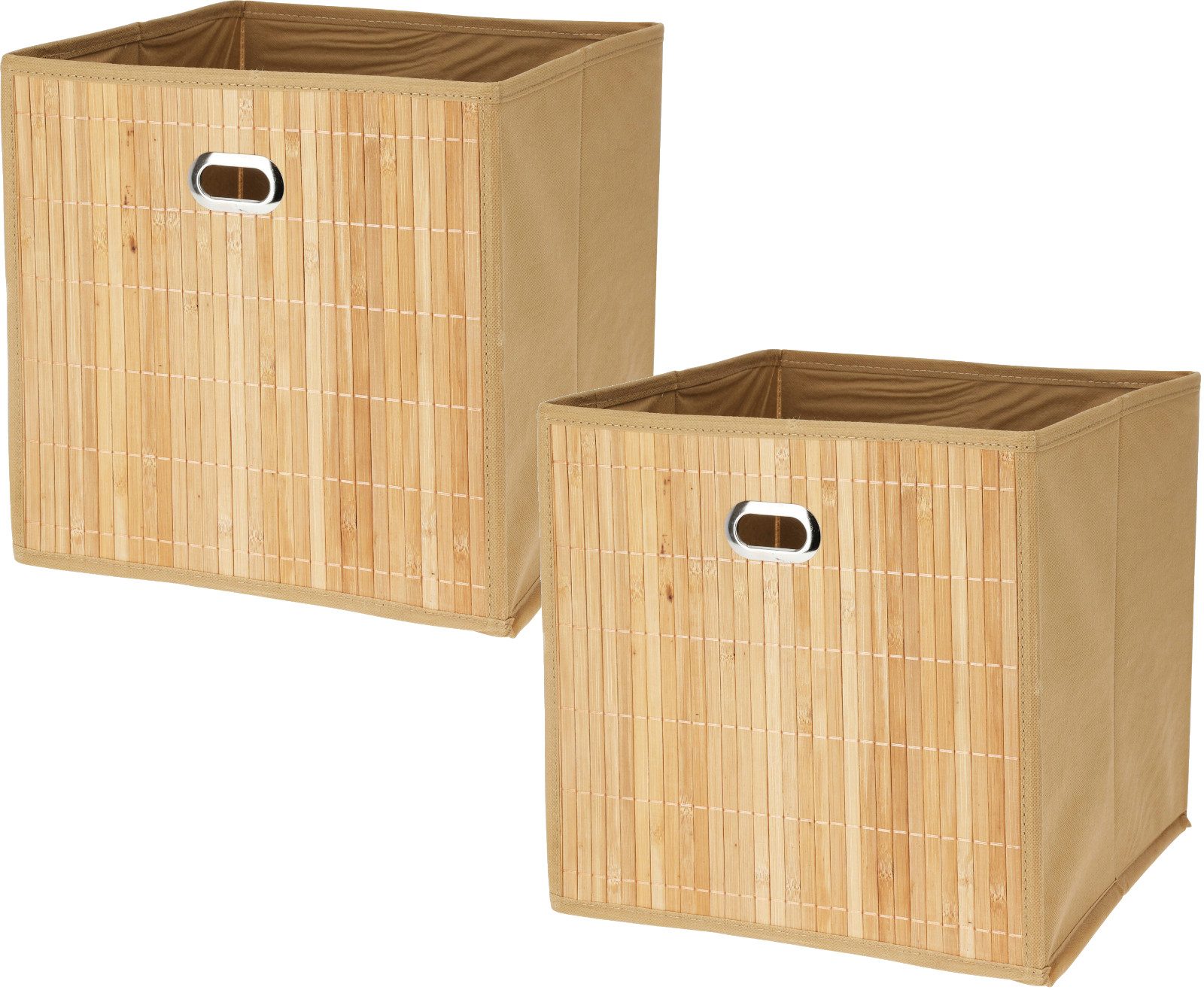 Koopman Aufbewahrungsbox Braun (2 St), 2er günstig online kaufen