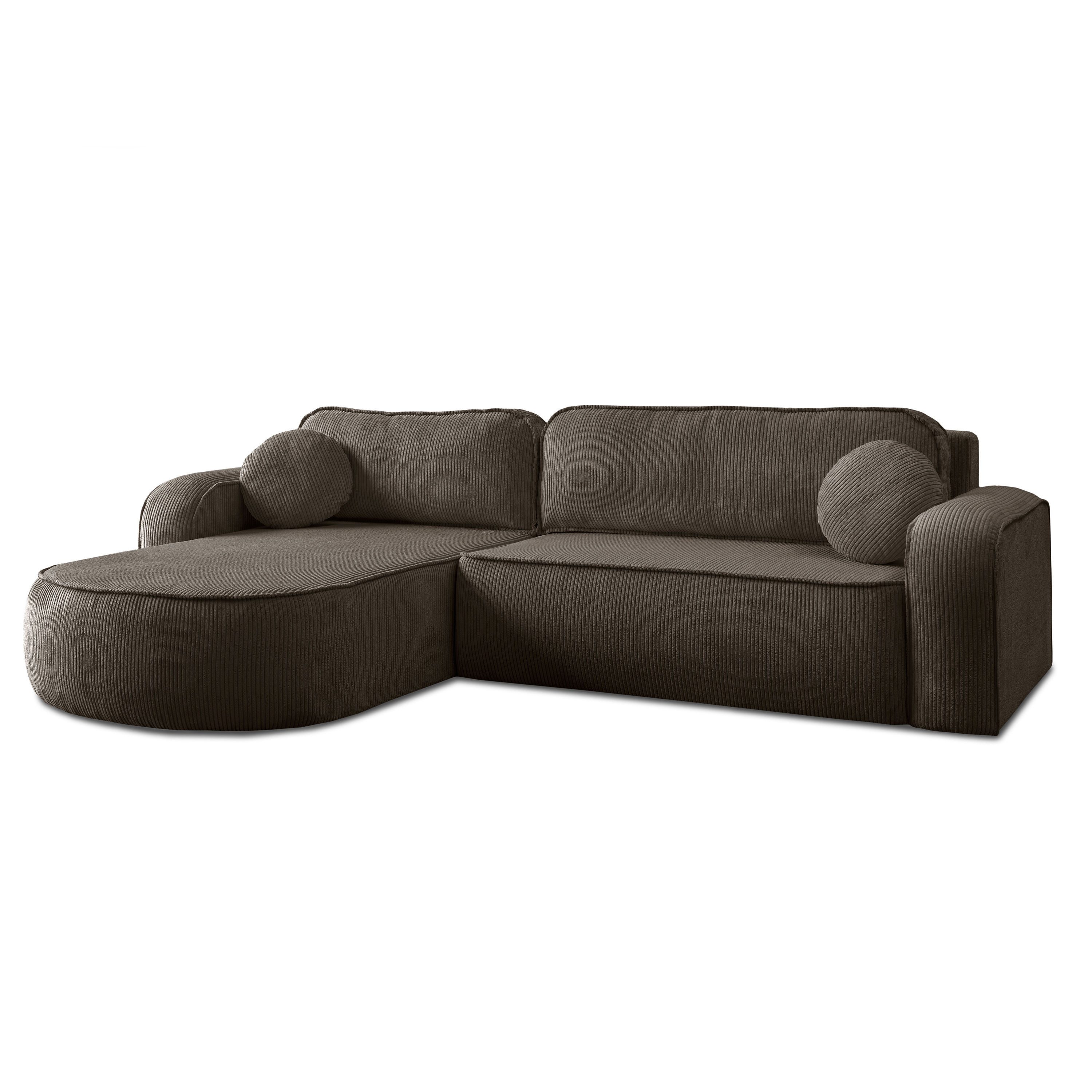 Lookway Ecksofa VENUS mit Schlaffunktion und Bettkasten, mit Bettfunktion und Bettkasten