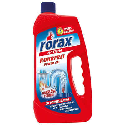 rorax rorax Rohrfrei Power-Gel 1 Liter - Löst selbst Haare auf Засоби для чищення труб