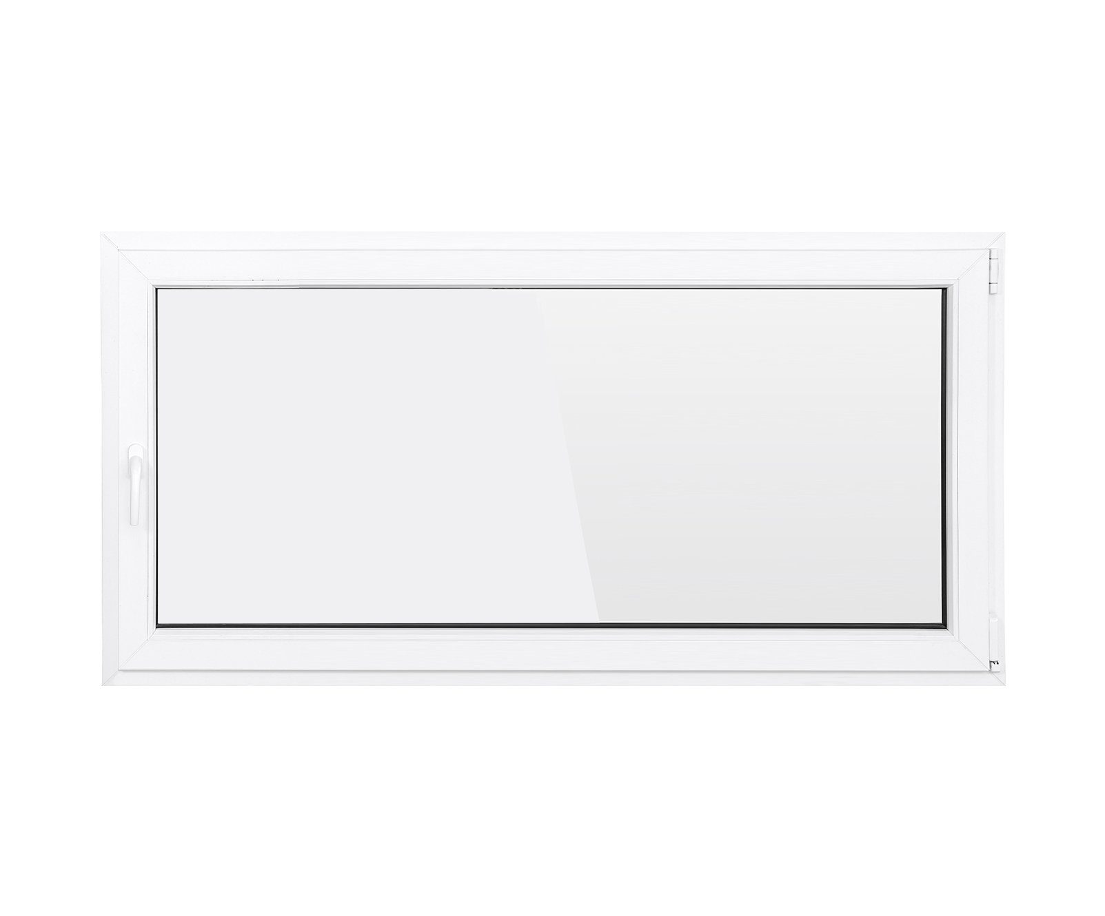 SN DECO GROUP Kellerfenster 1 Flügel Dreh-Kipp 2-fach Verglasung weiß 70 mm Profil, (Set), RC2 Sicherheitsbeschlag, Hochwertiges 5-Kammer-Profil