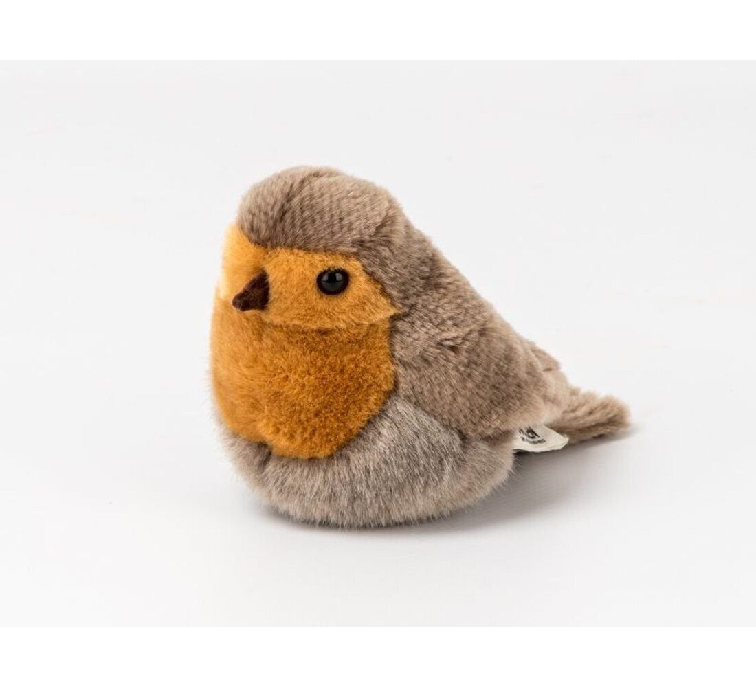 Kösen Kuscheltier Kösen Rotkehlchen 17 cm Vogel Stofftier