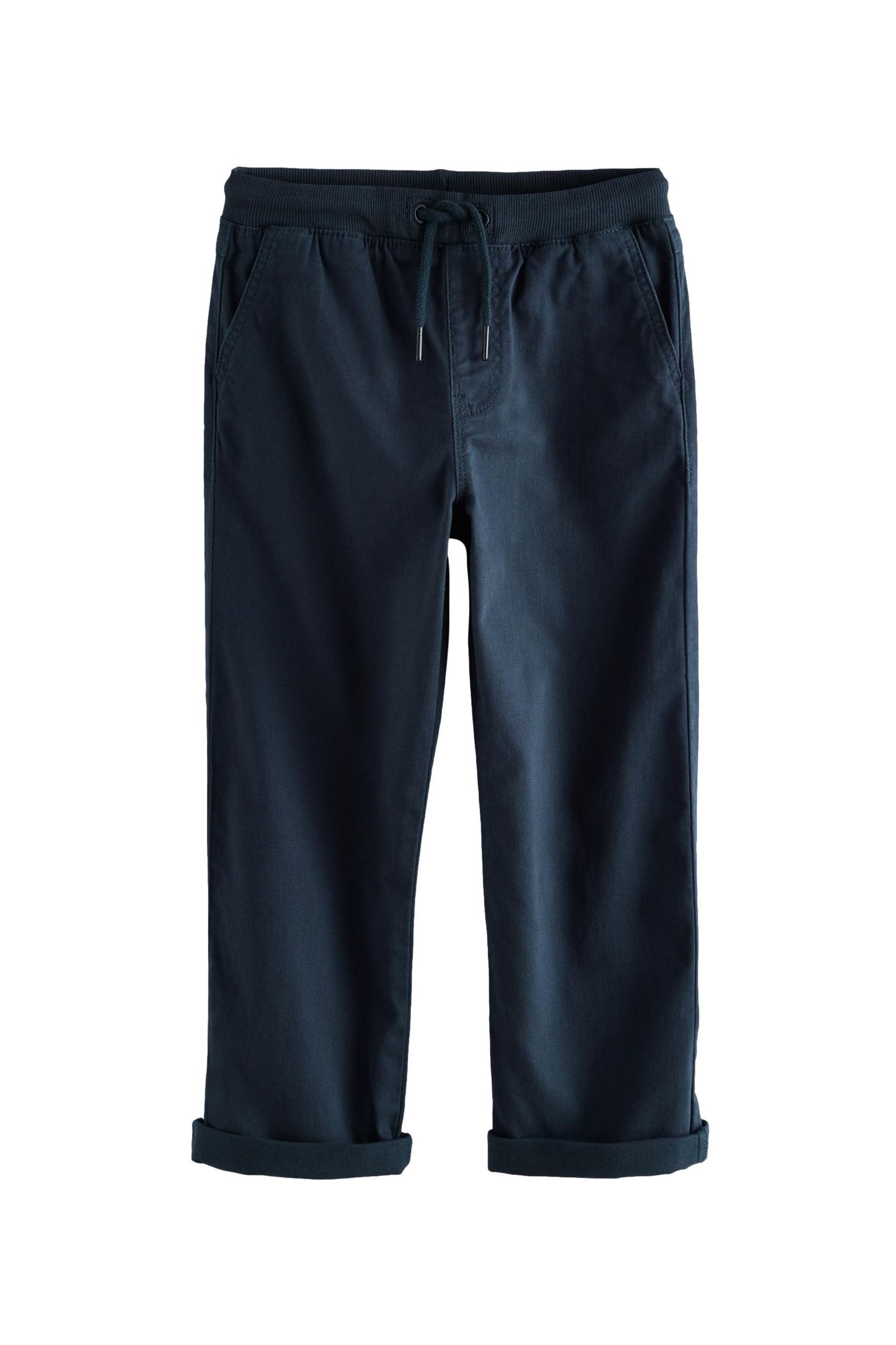 Schlupfhose Wide Fit Schlupfhose mit geripptem Bund