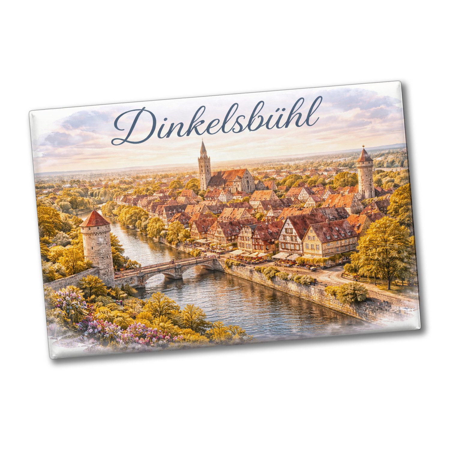 speecheese Magnet Dinkelsbühl Altstadt Souvenir Souvenir Magnet Vintage