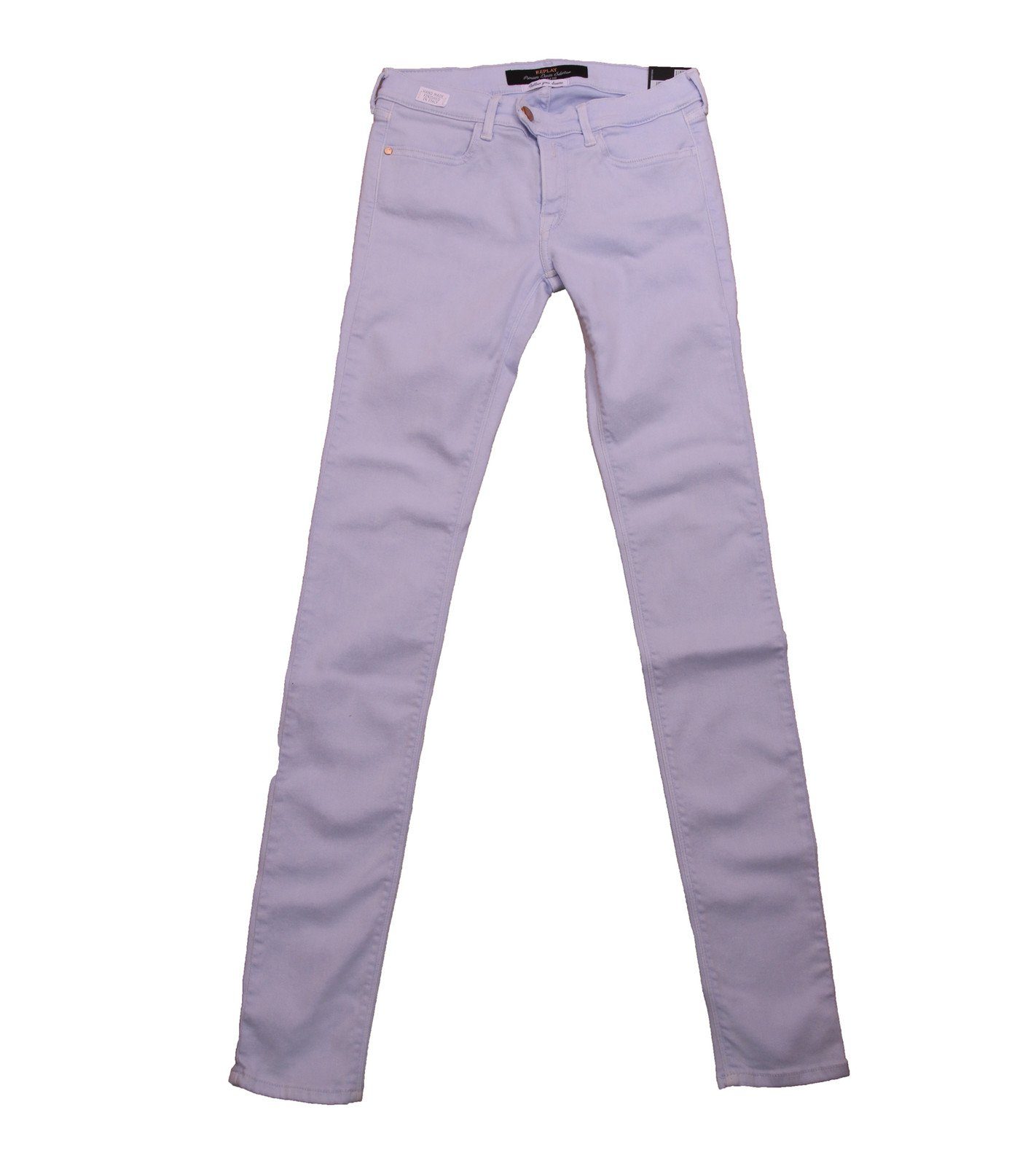 Replay Regular-fit-Jeans REPLAY Light Azure Jeans authentische Damen  Denim-Hose mit leichter Waschung Sommer-Hose Blau