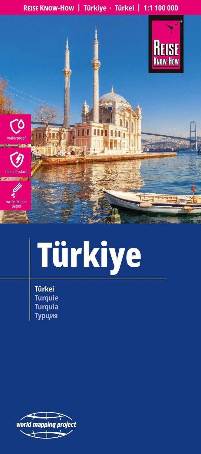 Reise Know-How Landkarte Türkei / Türkiye (1:1.100.000) / diverse